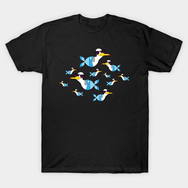 Seagull T-Shirt by EGGnTEDDY